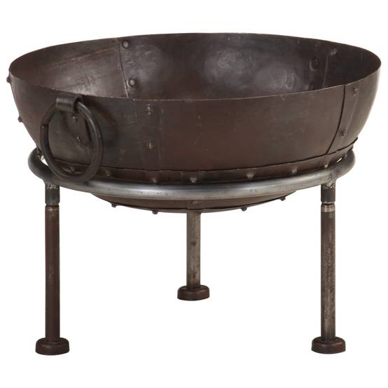 ComfortXL - Brasero Foyer de Jardin en Fer Style Rustique Aspect Rouillé Ø 40 cm Brun – ComfortXL Outdoor Living - Image 10