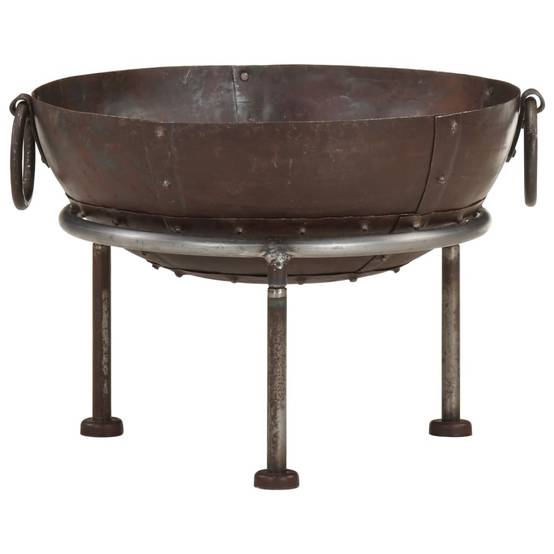 ComfortXL - Brasero Foyer de Jardin en Fer Style Rustique Aspect Rouillé Ø 40 cm Brun – ComfortXL Outdoor Living - Image 2