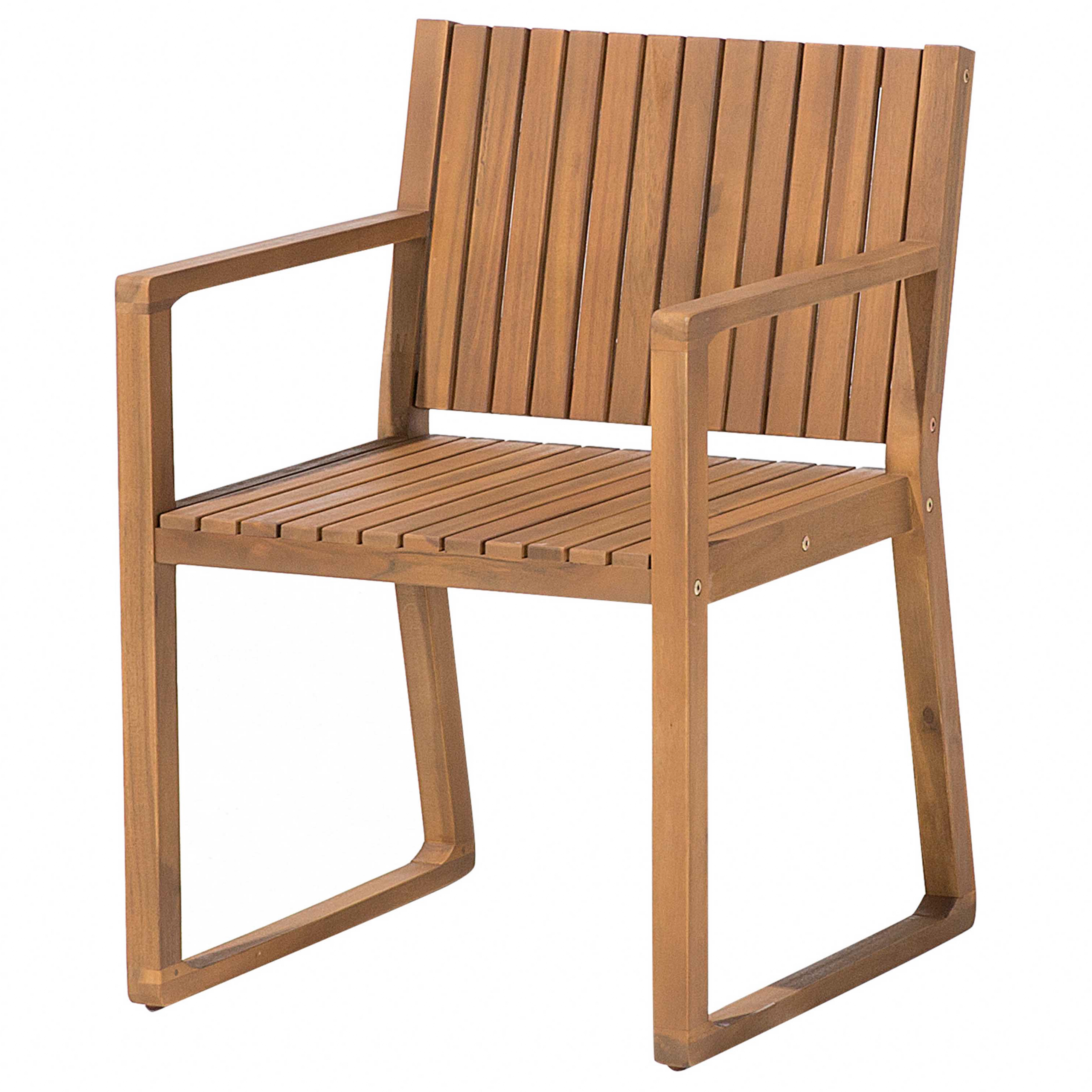Beliani - Ensemble de Salle à Manger de Jardin en Bois d'Acacia Clair Table et 6 sièges Résistant aux intempéries Design classique - Image 7