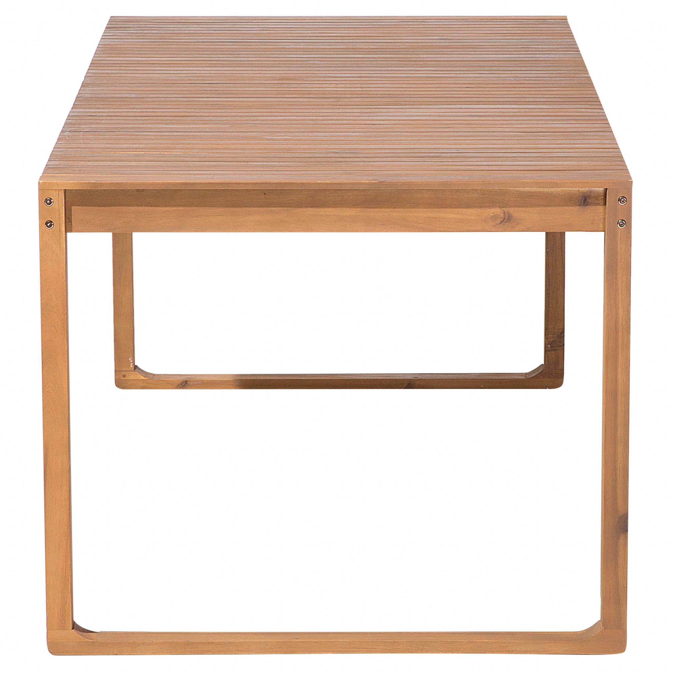 Beliani - Ensemble de Salle à Manger de Jardin en Bois d'Acacia Clair Table et 6 sièges Résistant aux intempéries Design classique - Image 6