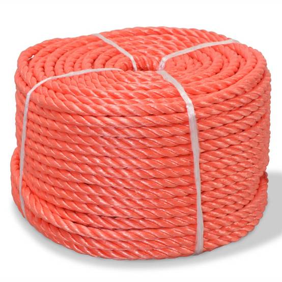 Corde torsadée Polypropylène 6 mm 500 m Orange Maison Chic - Image 2