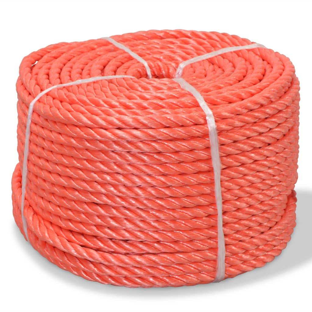 Corde torsadée Polypropylène 6 mm 500 m Orange Maison Chic - Image 2