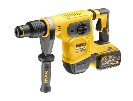 Marteau XR FLEXVOLT SDS Max - 6,0J 54V - DEWALT - avec 2 batteries 54V 9.0Ah - chargeur - coffret - DCH481X2 - Image 2