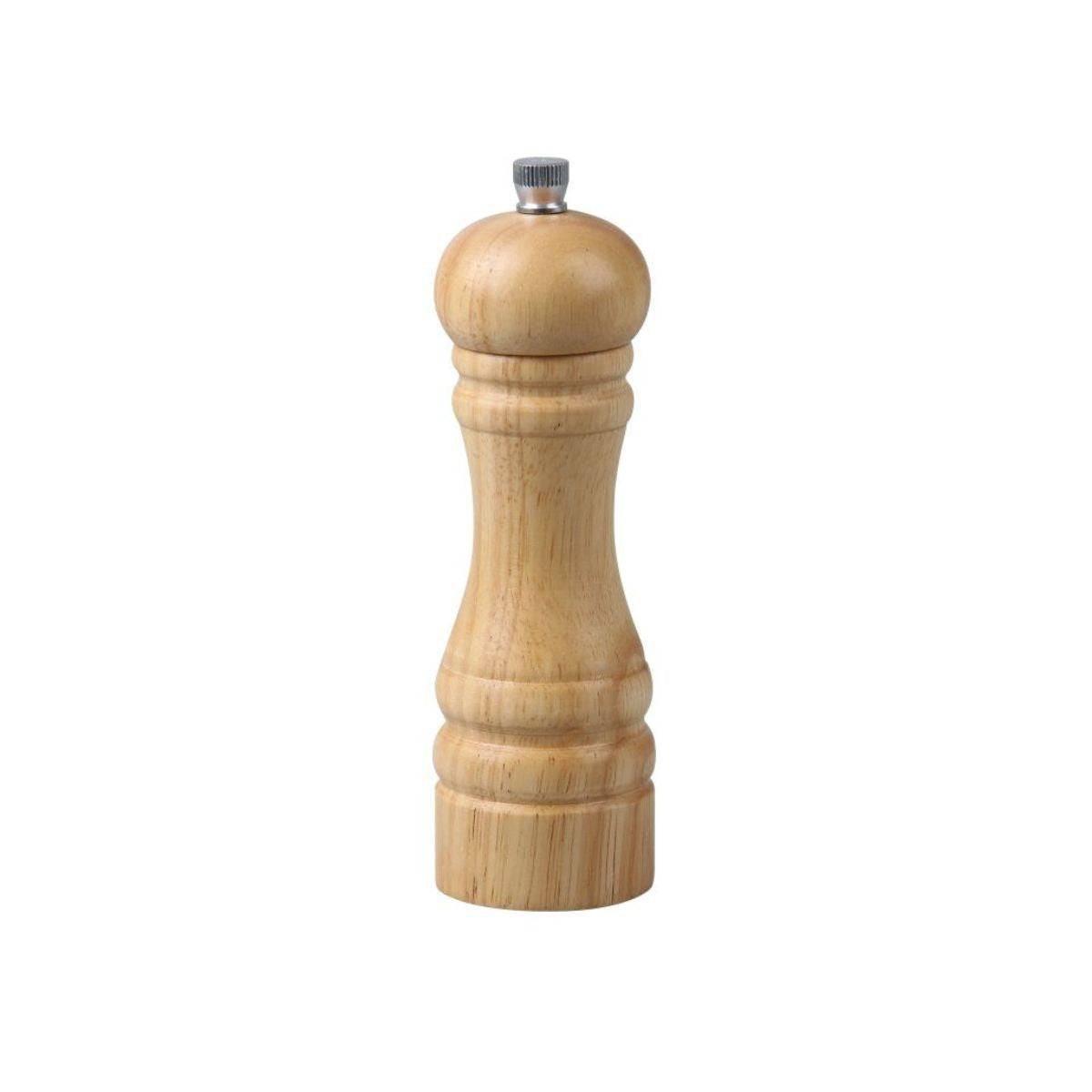 Moulin à poivre manuel couleur bois 18 cm FM Professional Divers - Image 1