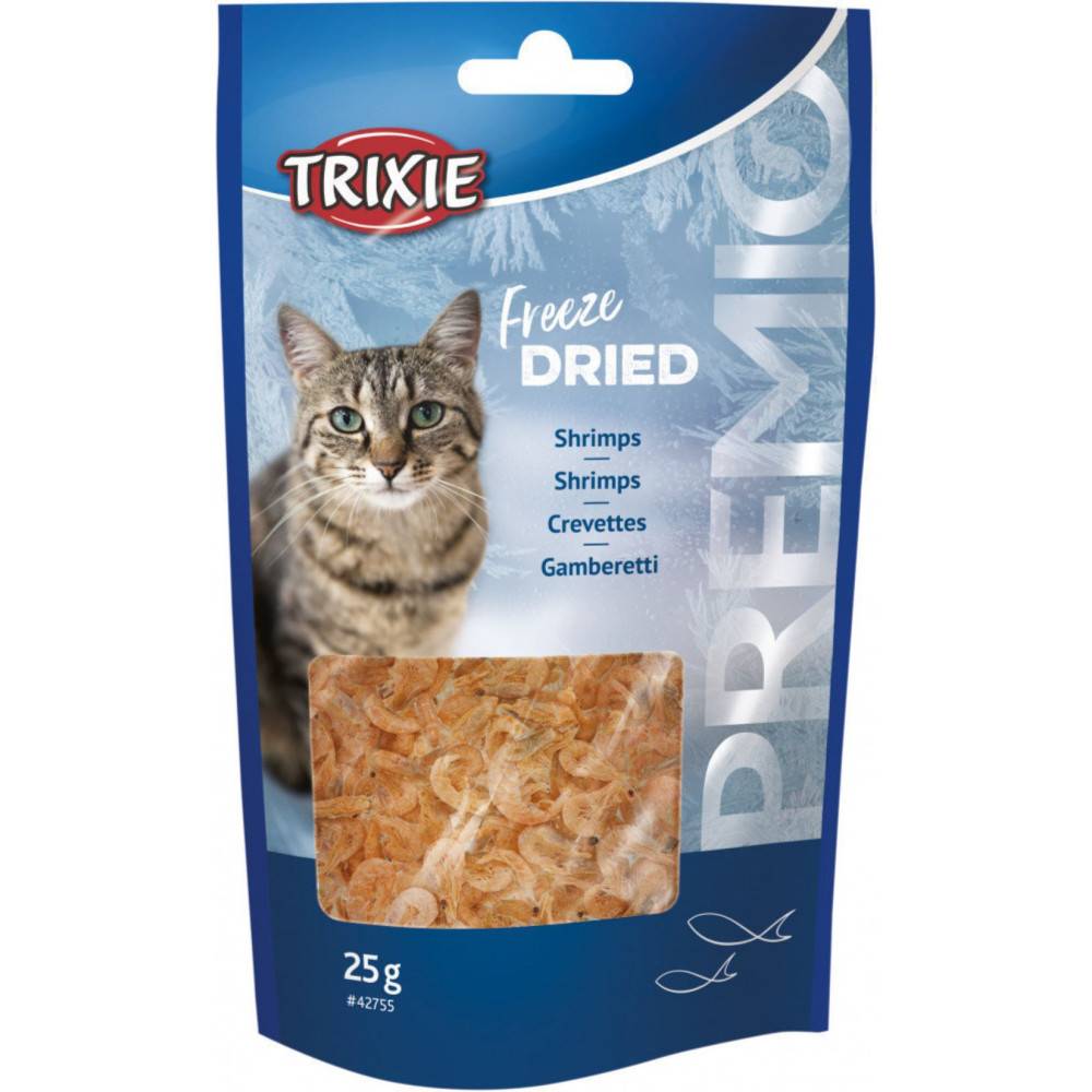 Trixie - Trixie - Friandise 100 % crevettes lyophilisées 25 g , pour chats. - Image 1