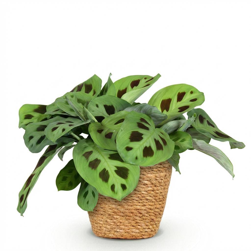 Maranta Fascinator Kerchoveana - Pet-friendly - Pot de 12cm - Hauteur 25cm - 1 plante - Panier - Plantes d'intérieur - Image 2