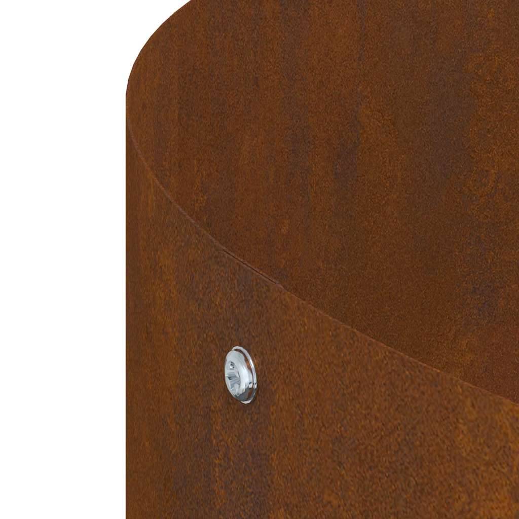 Maison Chic - Cache-pot, Pot De Fleurs Marron 30 x 30 x 20 cm Acier cuivré g397 - Image 3