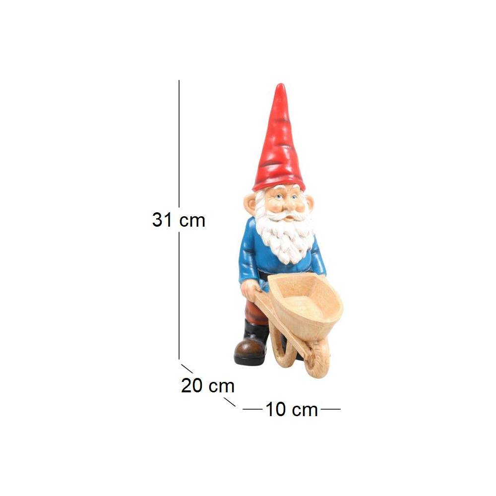 Sid - Gnome de jardin Brouette - Image 3