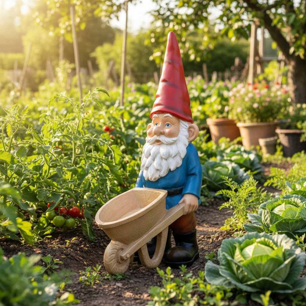 Sid - Gnome de jardin Brouette - Image 2