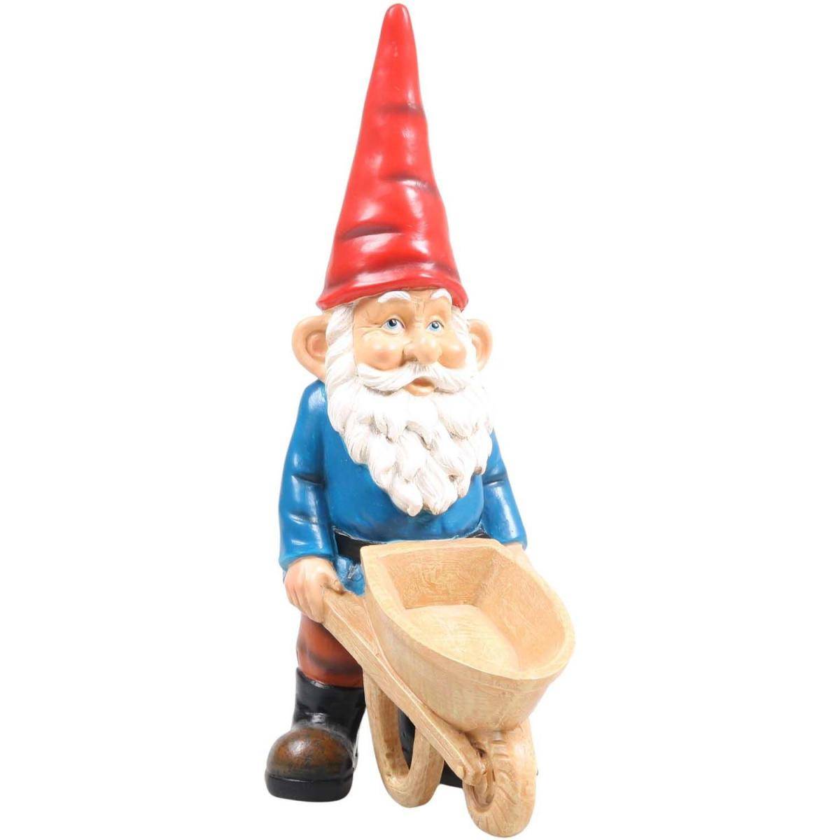 Sid - Gnome de jardin Brouette - Image 1