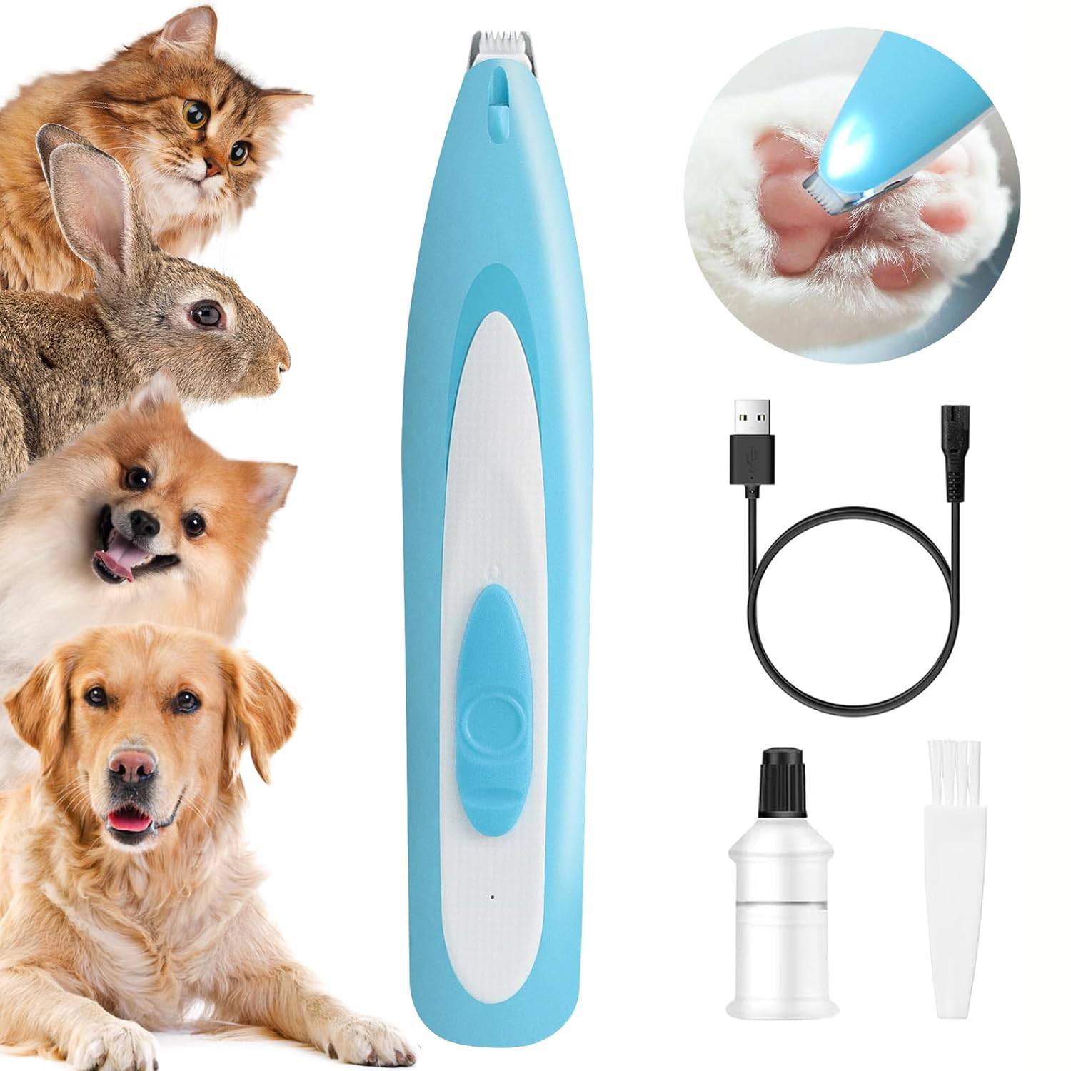 DtopbuyAge - Tondeuse pour Chien Rasoir pour Chiens Chat Faible Bruit DtopbuyAge - Image 1