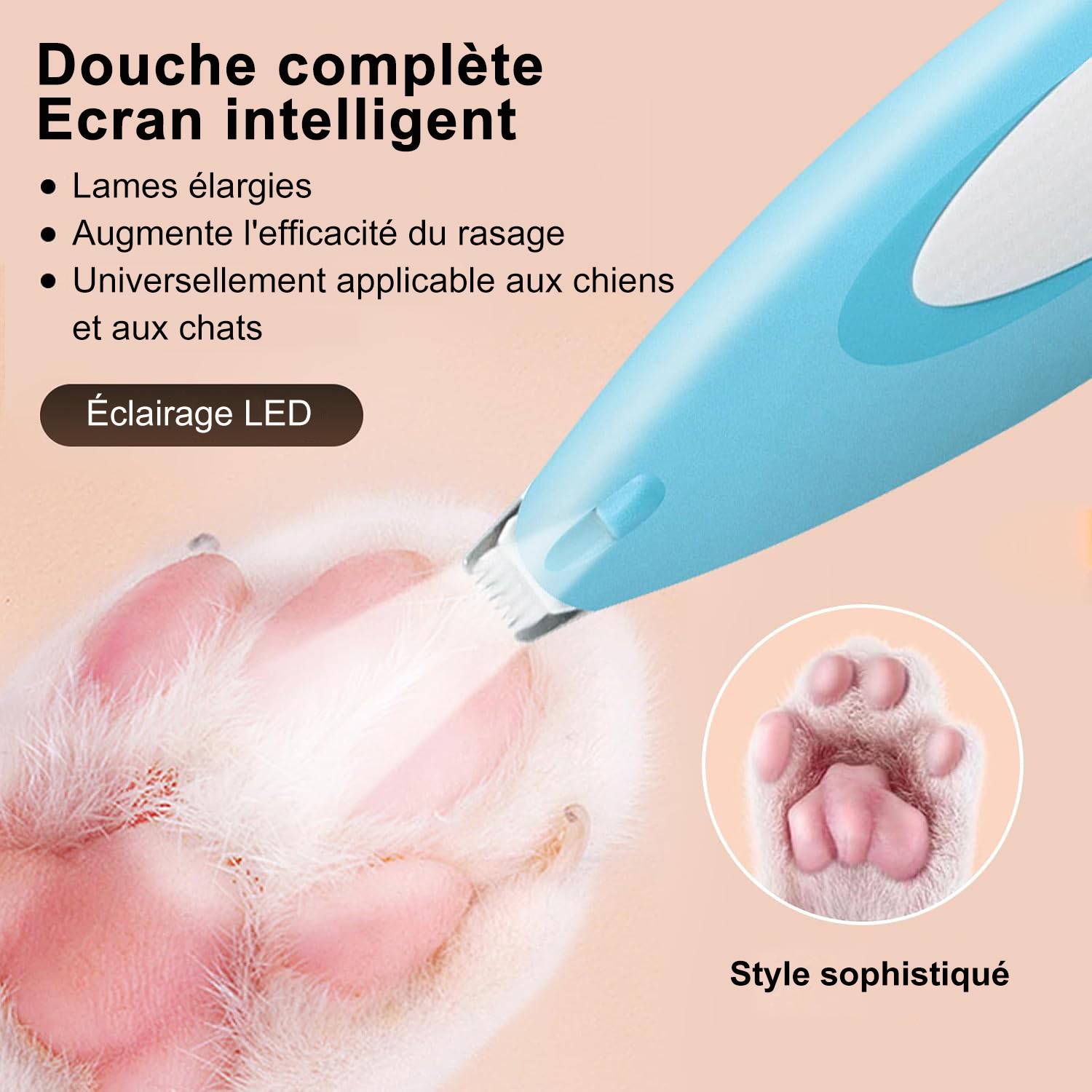 DtopbuyAge - Tondeuse pour Chien Rasoir pour Chiens Chat Faible Bruit DtopbuyAge - Image 3