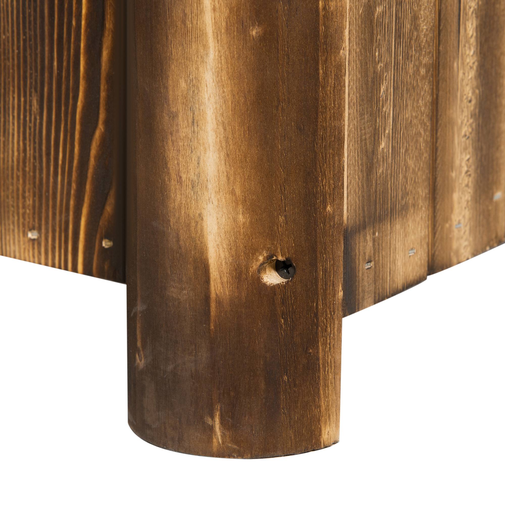 ComfortXL - Jardinière rectangulaire bois de sapin balcon et jardin culture facile 70x35x30cm - ComfortXL Outdoor Living - Image 10