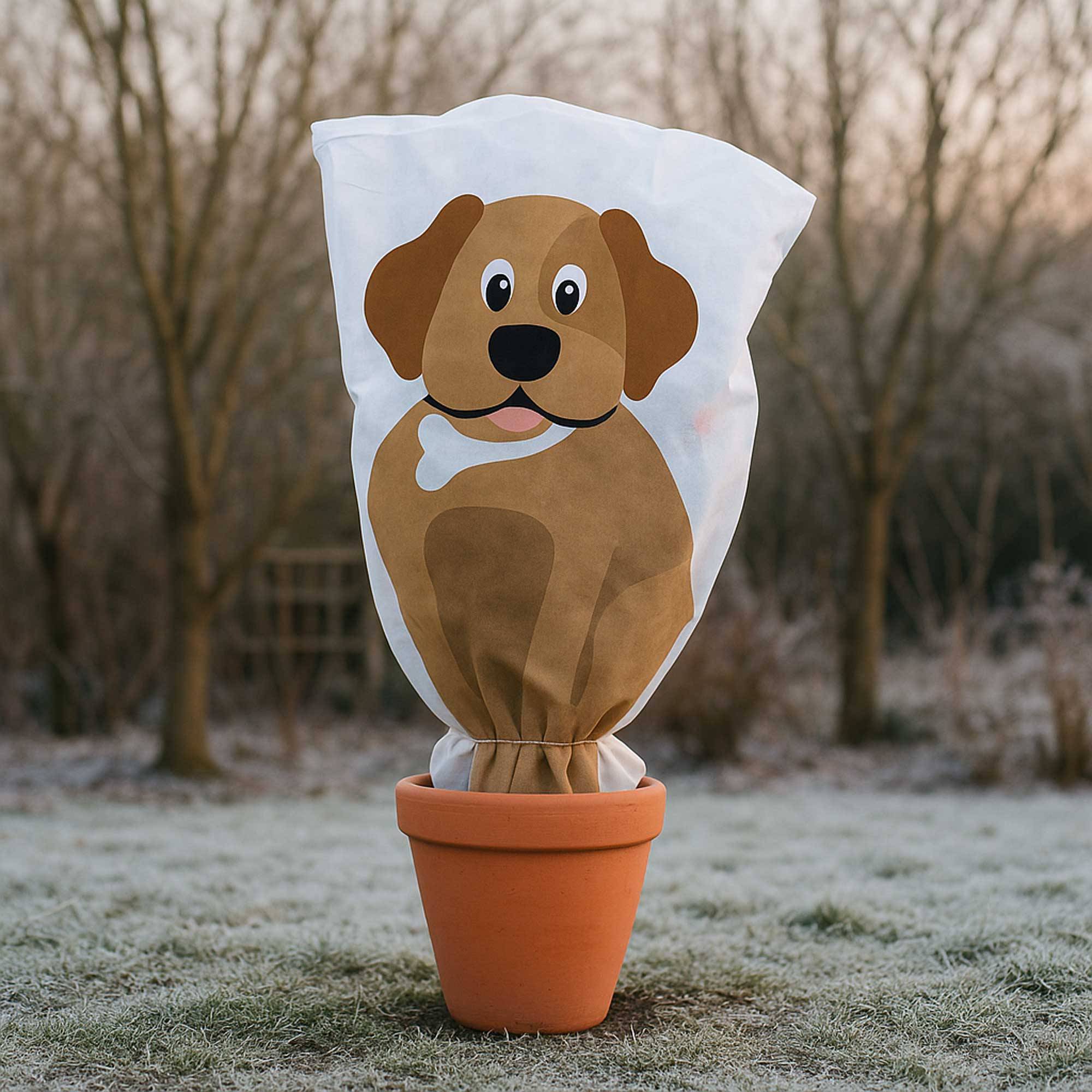 Housse d'hivernage 50g/m2 WERKA PRO imprimée - Motif Chien - Image 2