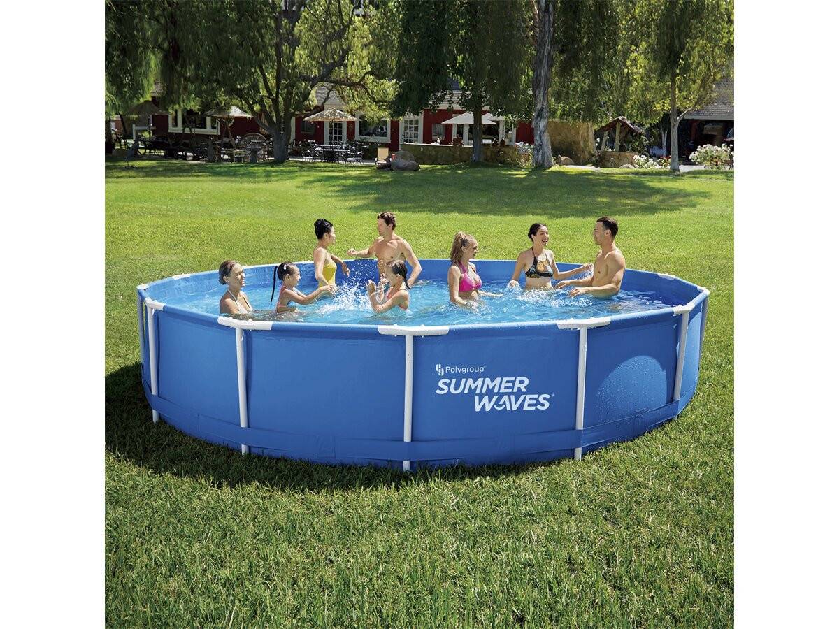 Piscine Tubulaire Ronde "annie" – 4,57 X 4,57 X 0,84 M - Bleu -habitat Et Jardin - Image 2