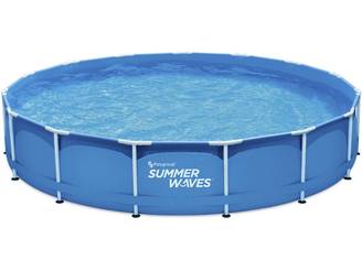 Piscine Tubulaire Ronde "annie" – 4,57 X 4,57 X 0,84 M - Bleu -habitat Et Jardin