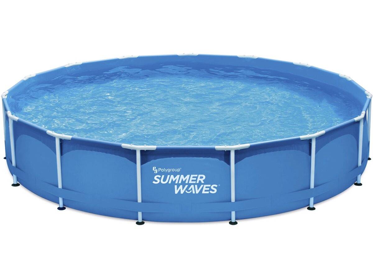 Piscine Tubulaire Ronde "annie" – 4,57 X 4,57 X 0,84 M - Bleu -habitat Et Jardin