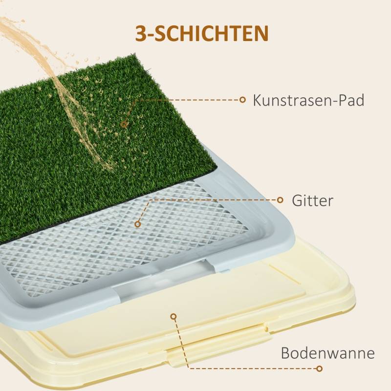 ComfortXL - Toilettes pour chien en gazon synthétique apprentissage propreté chiot 63x48.5cm Vert et Blanc – ComfortXL Outdoor Living - Image 5