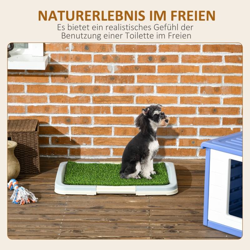 ComfortXL - Toilettes pour chien en gazon synthétique apprentissage propreté chiot 63x48.5cm Vert et Blanc – ComfortXL Outdoor Living - Image 4