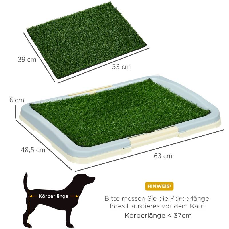 ComfortXL - Toilettes pour chien en gazon synthétique apprentissage propreté chiot 63x48.5cm Vert et Blanc – ComfortXL Outdoor Living - Image 3