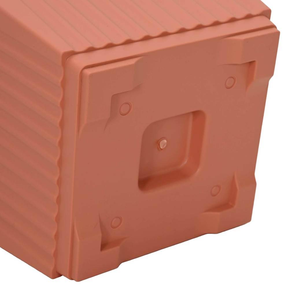 Vidaxl - Pots de plantes 24 pc Rouge brique Plastique vidaXL 3403307 - Image 10