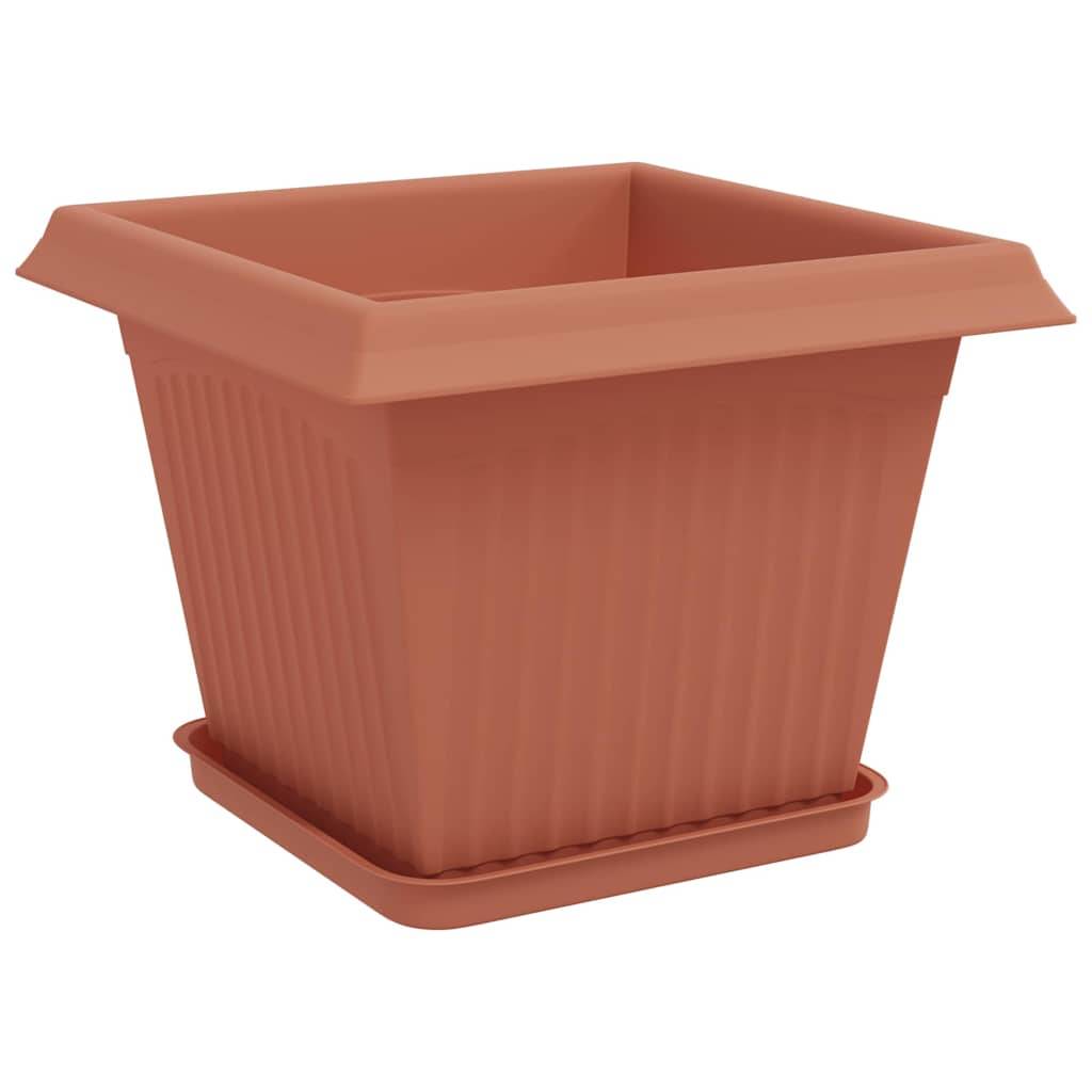 Vidaxl - Pots de plantes 24 pc Rouge brique Plastique vidaXL 3403307 - Image 6