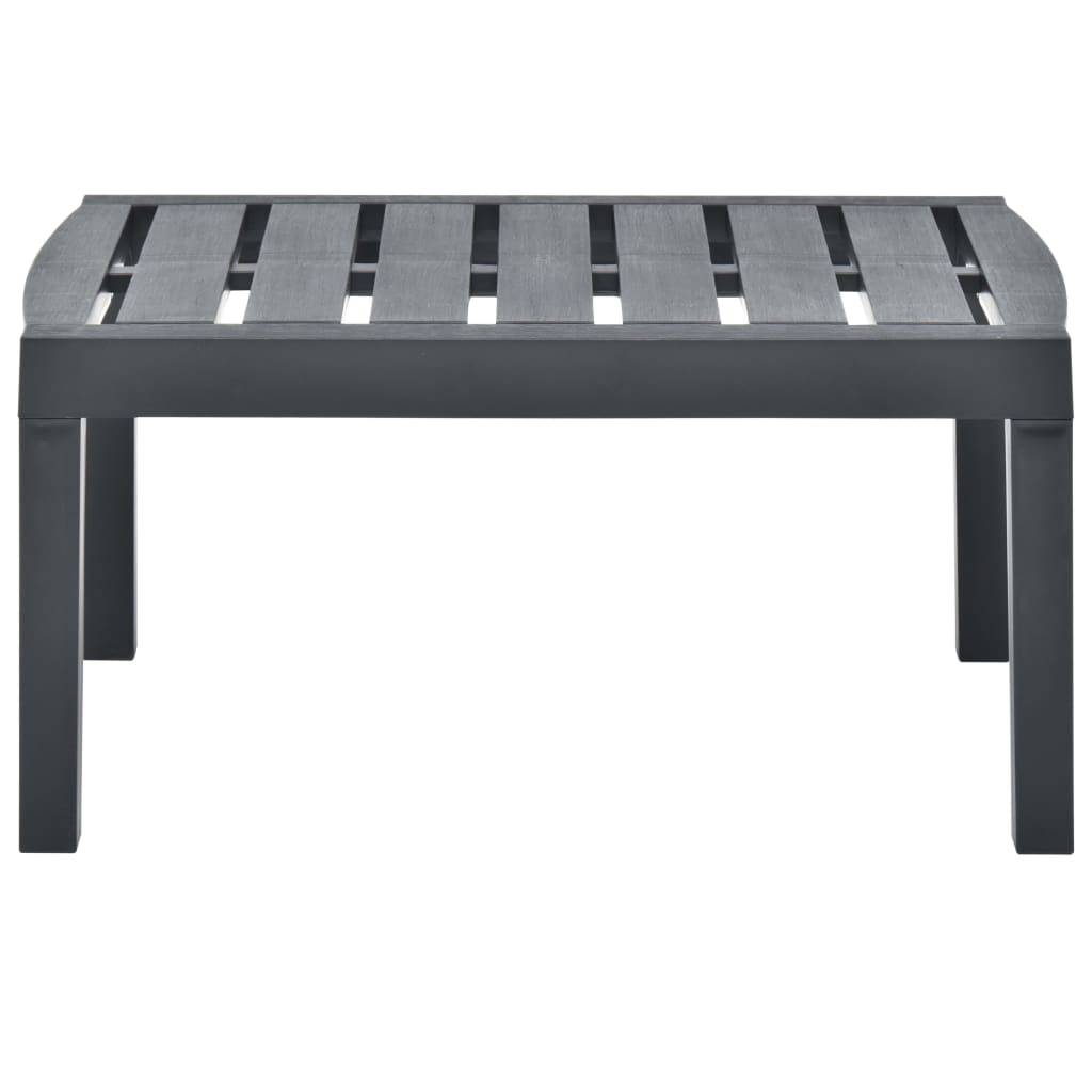 Prolenta Premium - Table bois composite  Claire-Odélie Anthracite  78 X 55 X 38 cm  - P87209A - Image 2