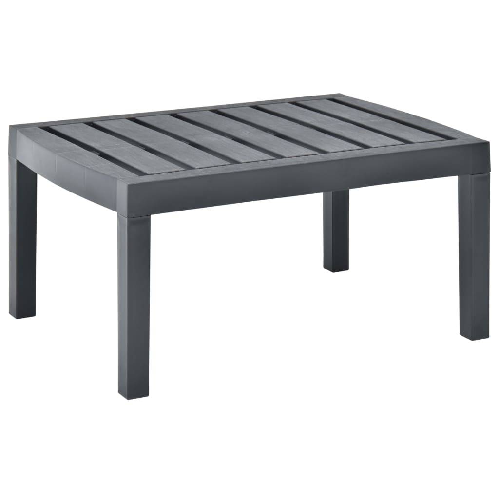 Prolenta Premium - Table bois composite Claire-Odélie Anthracite 78 X 55 X 38 cm - P87209A - Image 1