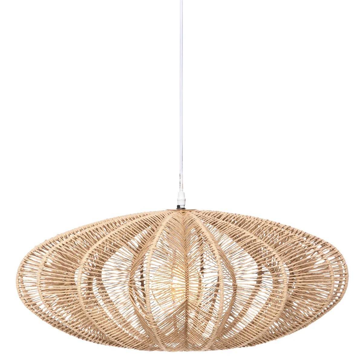 Lampe Suspension Déco "Tery" 57cm Naturel - Image 4