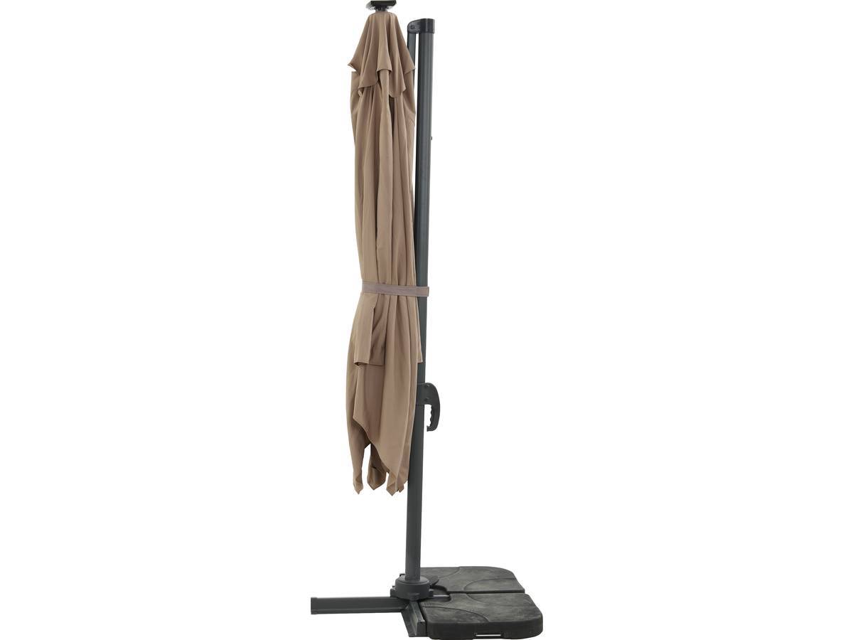 Habitat Et Jardin - Parasol Jardin Déporté Avec Led "sun 4 Luxe" - 3 X 4 M - Taupe -habitat Et Jardin - Image 2
