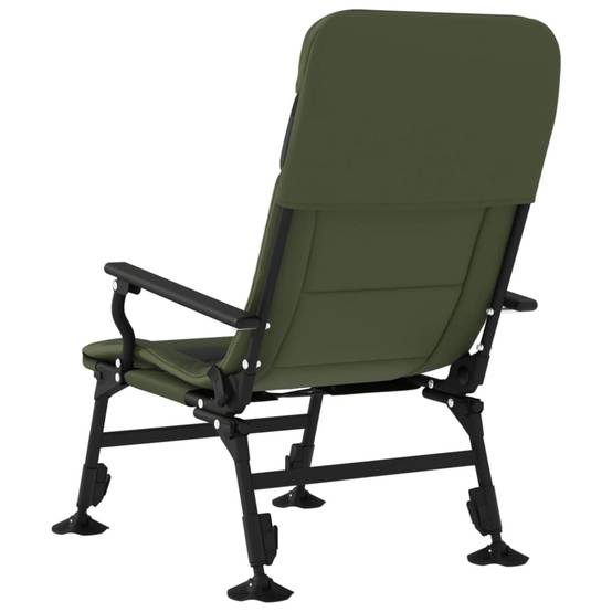 Chaise de pêche acier et tissu vert 58 x 75 x 104 cm - PANGIVO - Image 5