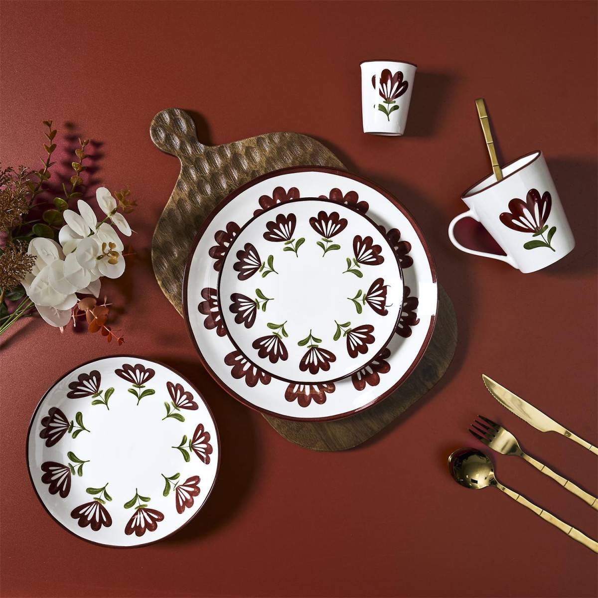 Cook Concept - Lot de 6 Assiettes Creuses "Edith" 19cm Multicolore - Image 4