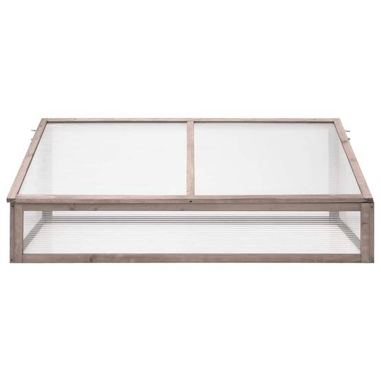Vidaxl - Serre Gris 110x56x39 cm Bois de sapin vidaXL 362647 - Image 2