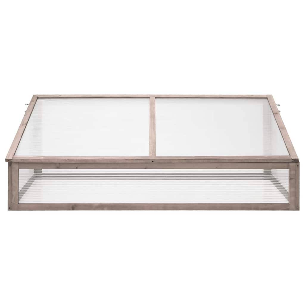 Vidaxl - Serre Gris 110x56x39 cm Bois de sapin vidaXL 362647 - Image 2