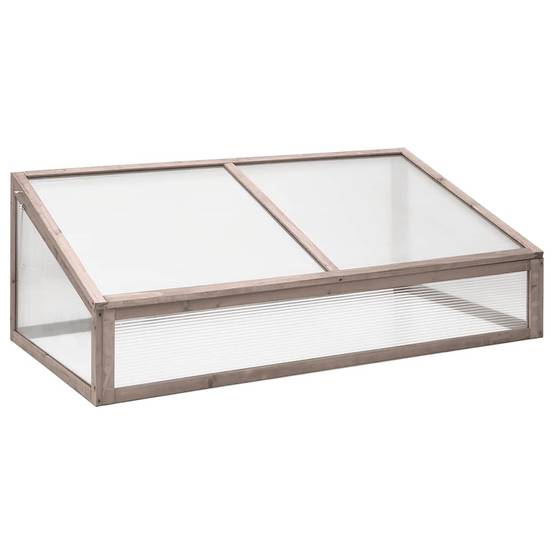 Vidaxl - Serre Gris 110x56x39 cm Bois de sapin vidaXL 362647 - Image 1