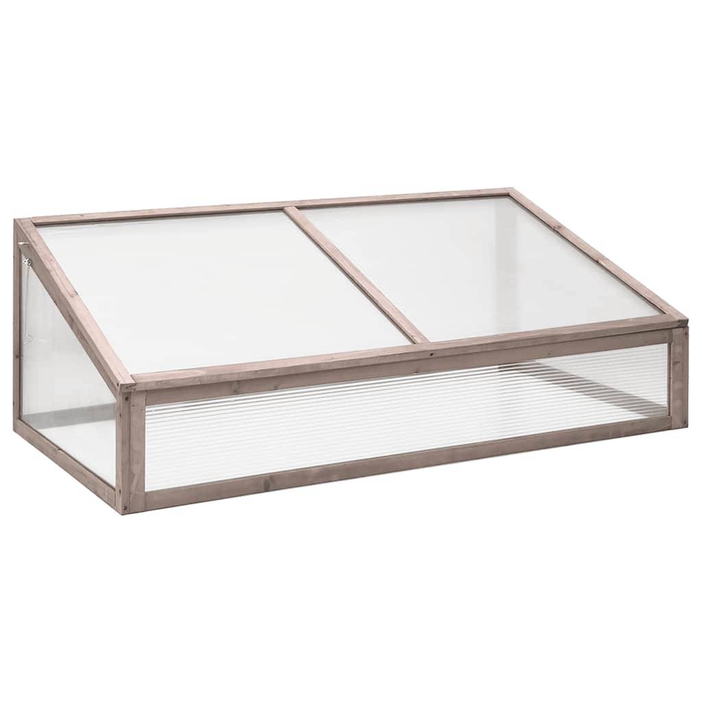 Vidaxl - Serre Gris 110x56x39 cm Bois de sapin vidaXL 362647 - Image 1