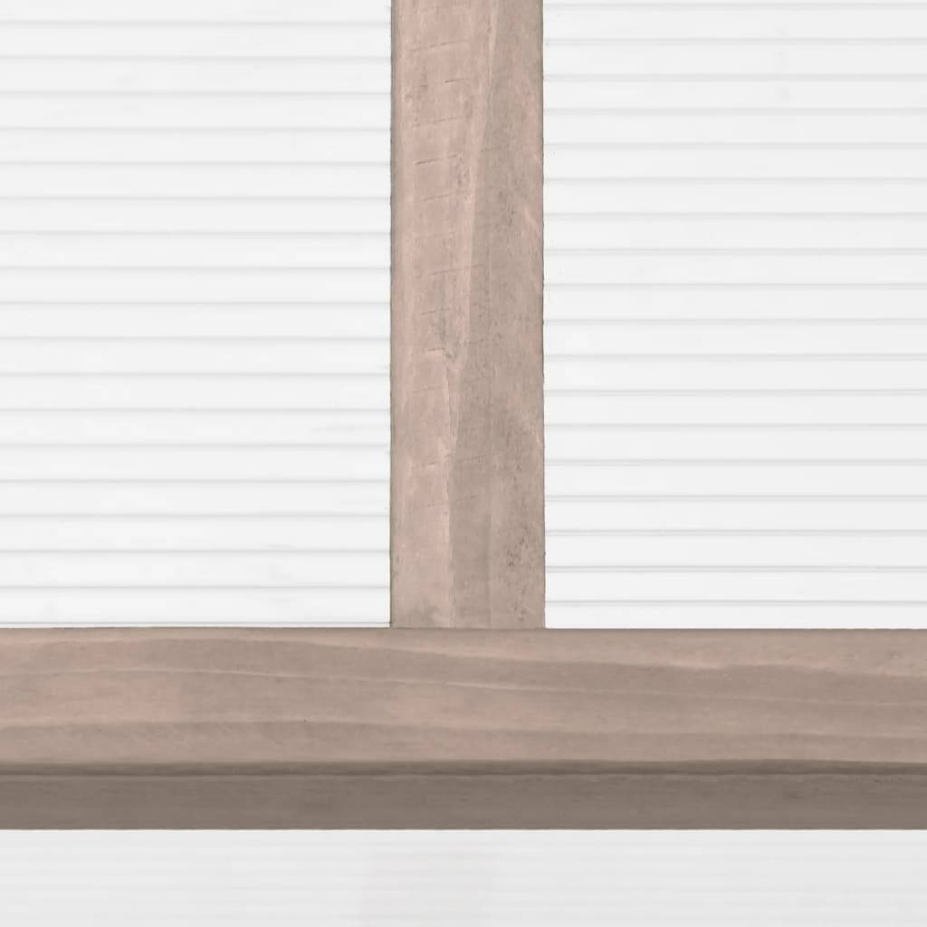 Vidaxl - Serre Gris 110x56x39 cm Bois de sapin vidaXL 362647 - Image 5