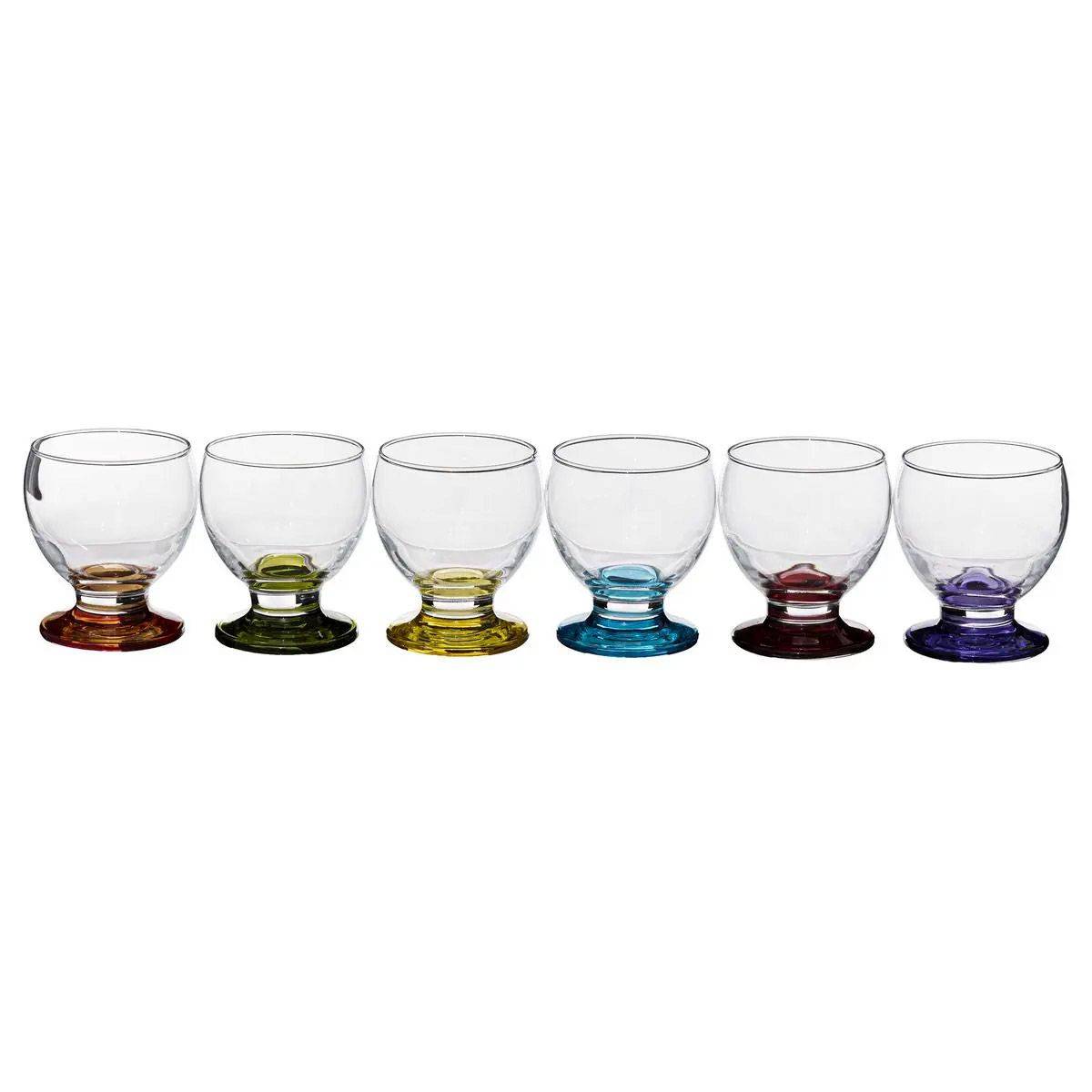 Lot de 6 Verres à Vin "Tino" 28cl Multicolore - Image 2