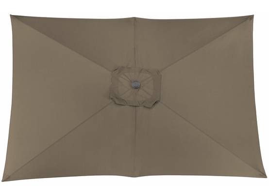 Proloisirs - Toile Parasol Mat Droit 3x2 par 6 Polyester 200gr SD - Taupe PROLOISIRS