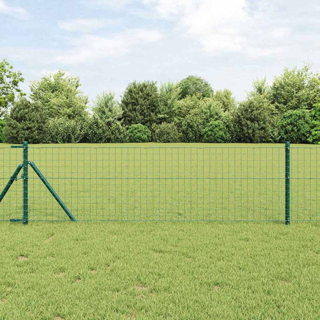 PANGIVO - Clôture acier PVC verte 0,8 x 25 m, Poids :29.56kg - PANGIVO - Image 1