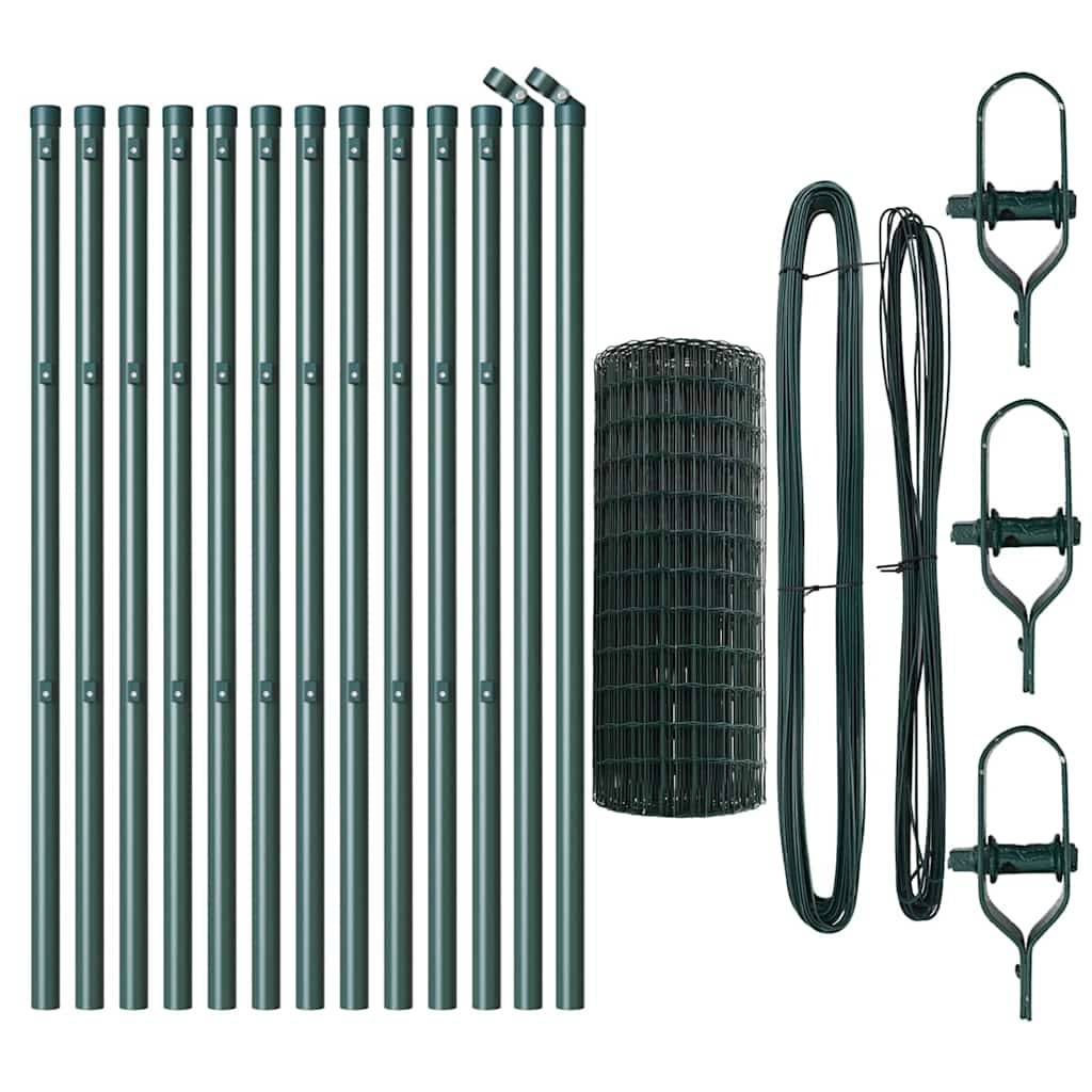PANGIVO - Clôture acier PVC verte 0,8 x 25 m, Poids :29.56kg - PANGIVO - Image 5