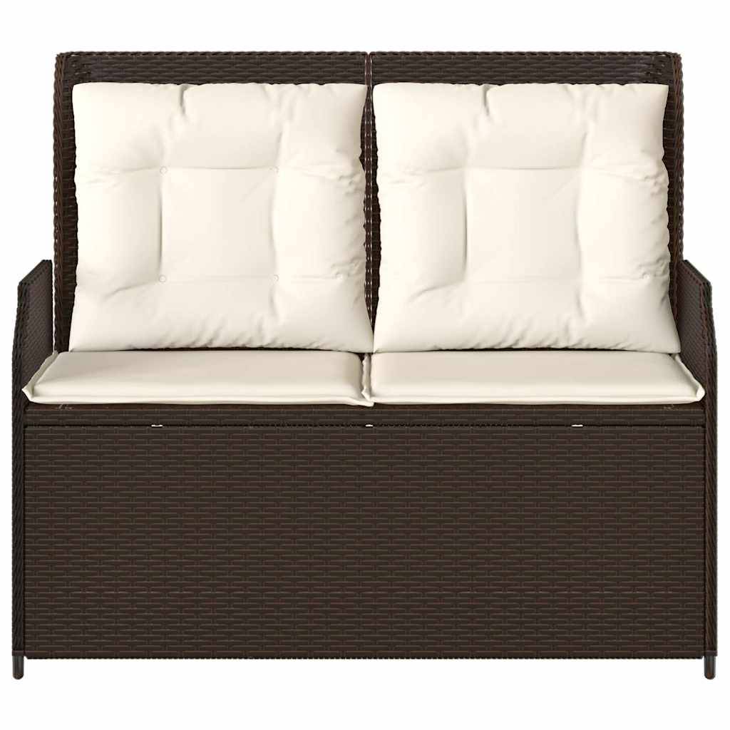Canapé Inclinable Résine Tressée Brun Confort Extérieur – ComfortXL Outdoor Living - Image 4