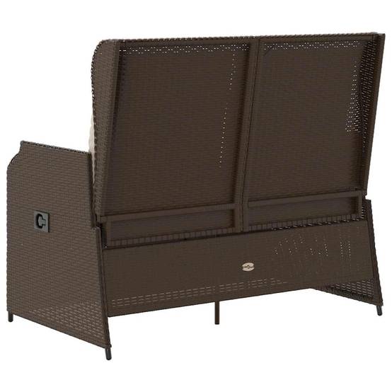 Canapé Inclinable Résine Tressée Brun Confort Extérieur – ComfortXL Outdoor Living - Image 6