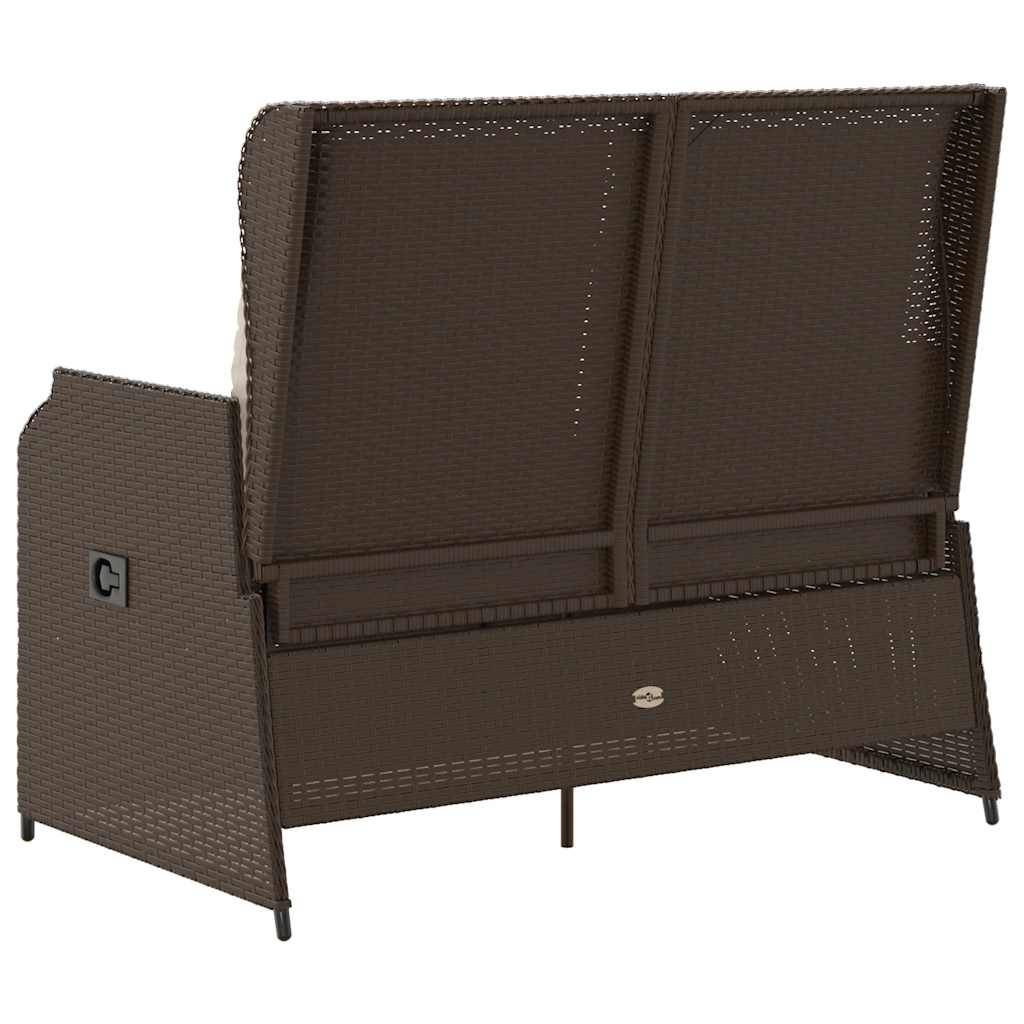 Canapé Inclinable Résine Tressée Brun Confort Extérieur – ComfortXL Outdoor Living - Image 6