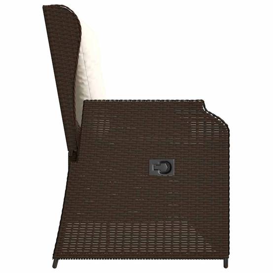 Canapé Inclinable Résine Tressée Brun Confort Extérieur – ComfortXL Outdoor Living - Image 5