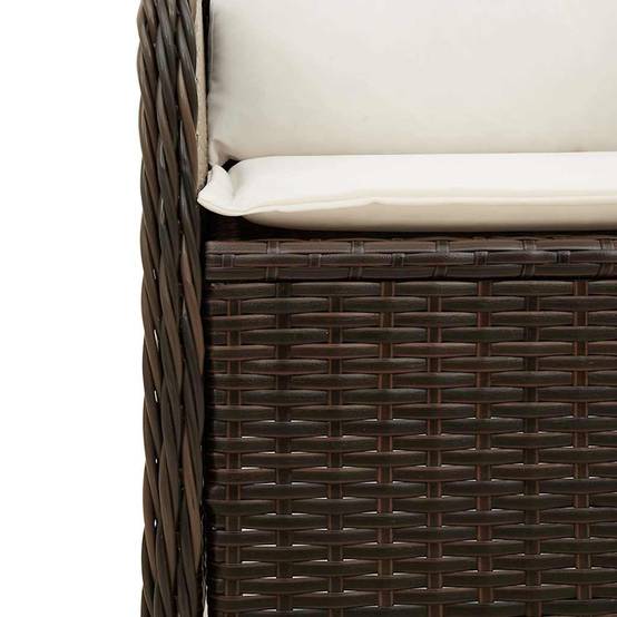 Canapé Inclinable Résine Tressée Brun Confort Extérieur – ComfortXL Outdoor Living - Image 8