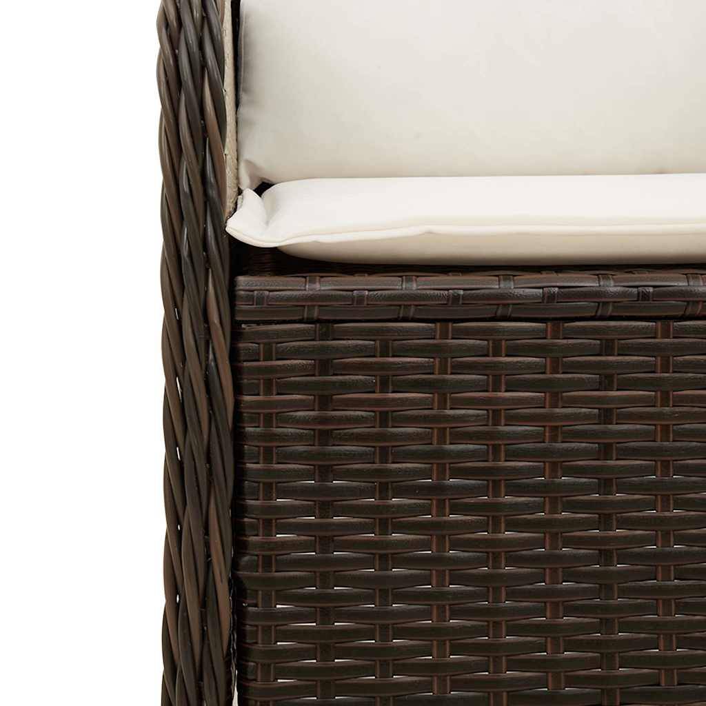 Canapé Inclinable Résine Tressée Brun Confort Extérieur – ComfortXL Outdoor Living - Image 8