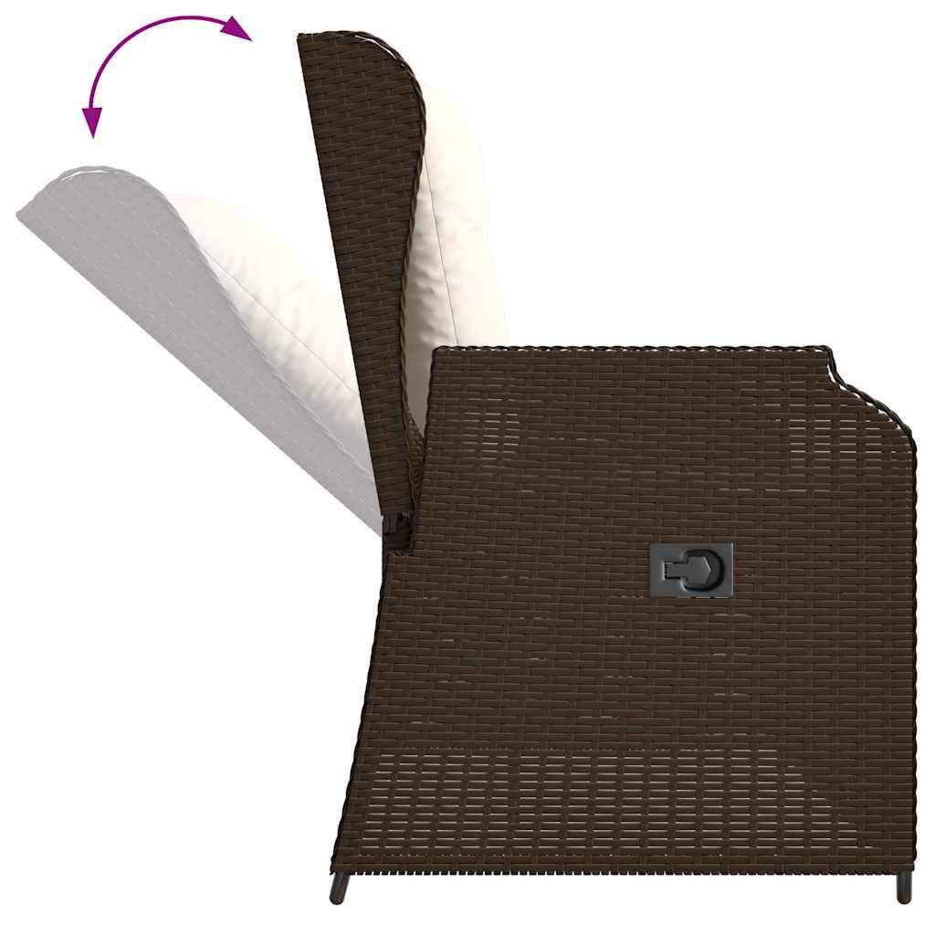 Canapé Inclinable Résine Tressée Brun Confort Extérieur – ComfortXL Outdoor Living - Image 7