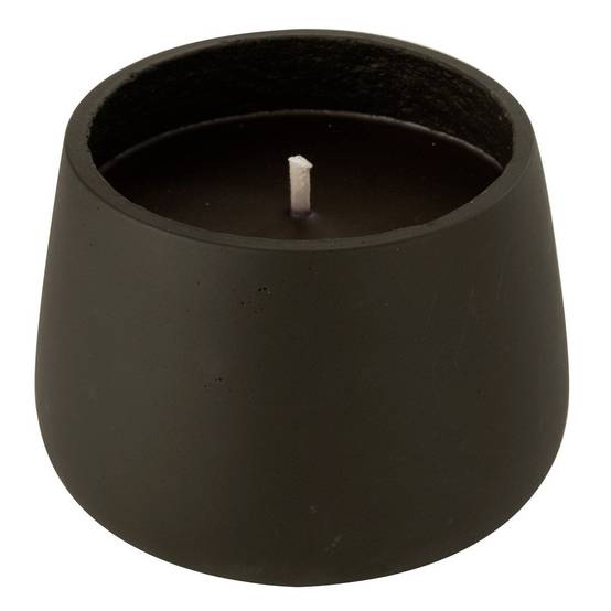 Bougie Extérieure Ciment "Brittney" 13cm Noir - Image 1