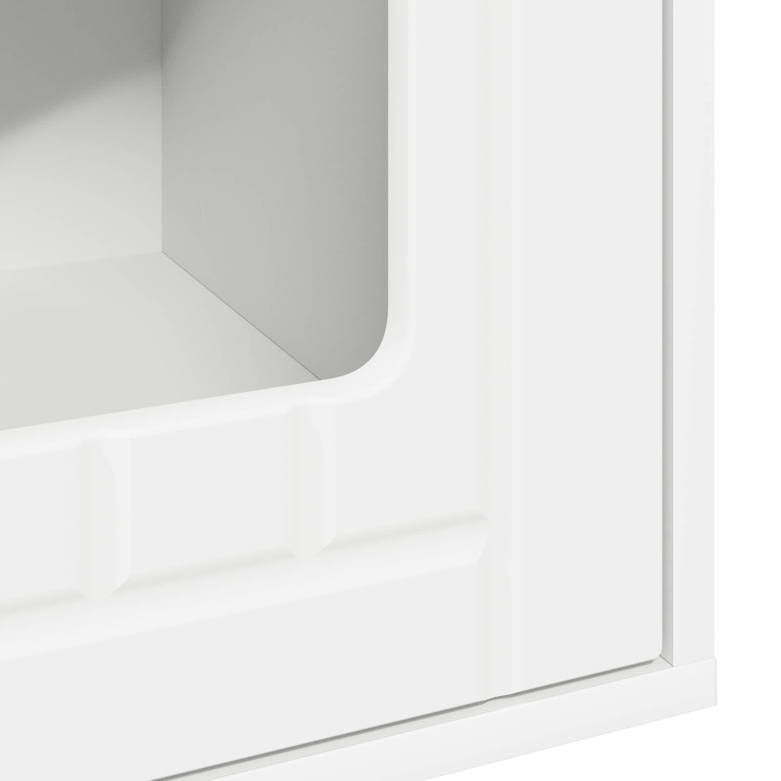 Maison pour chat bois d'ingénierie blanc 53 x 52 x 62 cm - PANGIVO - Image 9